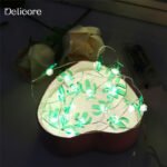 Ins snowflake star copper wire light string outdoor indoor room layout wedding decoration lights festival romantic led lights - Image 9