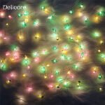 Ins snowflake star copper wire light string outdoor indoor room layout wedding decoration lights festival romantic led lights - Image 5