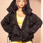 Oversized Hooded Down Jacket