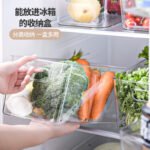 Xitianlong Japanese-style minimalist transparent storage box multifunctional desktop storage box book mask storage 1 pack large - Image 6