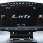 Vehicle multi-function obd LCD instrument head-up display speed water temperature turbo pressure lufi x1