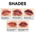 Perfect Diary Creamy Lip Clay Blurring Soft Matte Lipstick Creamy Clay-like Texture 5 Shades - Image 4