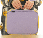 Simple large-capacity pencil case female ins Japanese stationery box multi-functional storage bag 2022 new student digital ID drawing tool hand account bag wash cosmetic bag can put ipad canvas male solid color - Image 2