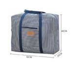 Nanjiren NanJiren storage bag reinforced thickened Oxford cloth waterproof luggage packing bag solid color cotton quilt moving bag consignment bag 50*40*25cm - Image 2