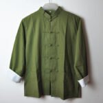 Improved Hanfu button linen shirt - Image 2