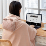 No heart electric blanket blanket warm-up blanket single cover leg plus velvet office autumn and winter smart heating blanket student dormitory