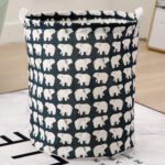 Household fabrics, dirty clothes, hamper, folding toy, clothes, dirty clothes, storage basket, storage basket, laundry basket - Image 8
