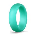 5.7mm wide solid color silicone ring women's silicone ring European and American popular rings silicone ring - Image 2