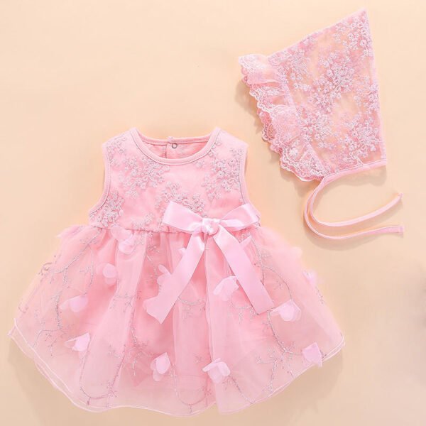 Baby one year old dress girl baby skirt spring newborn clothes girl baby girl red little princess dress