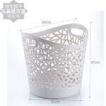 Hollow Bird's Nest Large Dirty Clothes Basket Laundry Basket Household Plastic Storage Basket Toy Storage Lou Bathroom Laundry Lou - Image 6