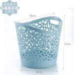 Hollow Bird's Nest Large Dirty Clothes Basket Laundry Basket Household Plastic Storage Basket Toy Storage Lou Bathroom Laundry Lou - Image 7