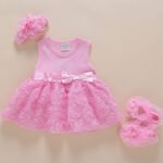 Baby girl dress children princess dress baby skirt summer baby girl summer dress one year old dress girl baby spring and autumn - Image 2
