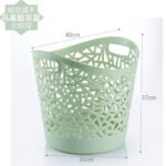 Hollow Bird's Nest Large Dirty Clothes Basket Laundry Basket Household Plastic Storage Basket Toy Storage Lou Bathroom Laundry Lou - Image 8