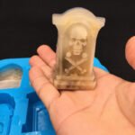Tombstone Silicone Ice Cube 6 Press Ice Cube Halloween Mold Skull Cake Mold Horror Tombstone Ice Cube Mold - Image 2