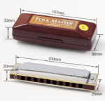 SUZUKI Suzuki 10-hole blues harmonica playing grade blues ten-hole C key beginner children's entry men - Image 3
