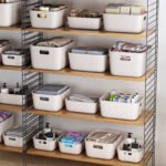 Yujia Liangpin Storage Box Desktop Storage Basket Multi-purpose Cosmetic Storage Box Japanese Simple Miscellaneous Storage Box Parts Box White Trumpet - Image 4