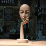 Nordic style character mask cafe decoration shooting props art deco abstract character sculpture display - Image 2