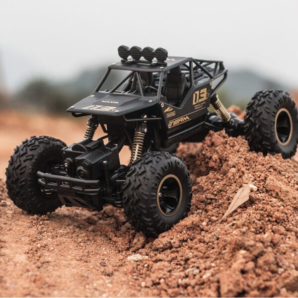 Alloy climbing mountain bigfoot four-wheel drive remote control car toy model 1:16 off-road vehicle climbing car children remote control