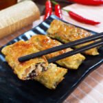 Kato Lee Chicken Shredded Bean Curd Skin Roll Cantonese Dim Sum Casual Snack Hotel Buffet Hong Kong Style Meat Dishes Bean Curd Stick Roll