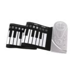 49-key horned hand roll piano portable folding keyboard can be rolled up piano children beginners practice piano - Image 5