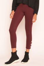 Second-Skin Feel Legging - Calf Cross Straps 25"