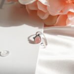 Ji Yi'an Jian 925 Silver Cute and Exquisite Cat Strawberry Crystal Open Ring Japanese Sweet Style Niche Design Simple Crystal Ring for Girlfriend Birthday Gift Valentine's Day Gift - Image 9
