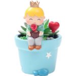 Cute fairy tale little prince flower pot creative desktop small flower pot landscape potted flower pot succulent flower pot wholesale - Image 5