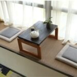 Tatami coffee table bay window table Japanese-style small table folding Kang table solid wood Chinese study table simple small coffee table low desk - Image 3