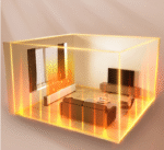 Midea folding skirting heater graphene home energy-saving living room large area fire heater hot wind electric heating - Image 2