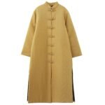 Improved Hanfu men's long padded jacket - Image 5