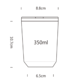 Cream stainless steel coffee cup - Image 5