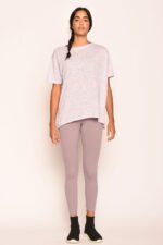 Loose Short Sleeves Burnout Tee - Image 2