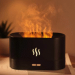 New simulation large fog flame humidifier aromatherapy machine USB flame atmosphere lamp home office humidification aromatherapy
