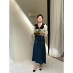Aisili 2023 spring new long-sleeved color-blocking cardigan top Korean version of sweet wave-dot shirt women wholesale 8155 - Image 2