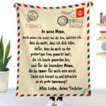 New cross-border ins printing flannel thick blanket envelope fleece blanket shawl blanket nap single autumn and winter cover blanket - Image 6