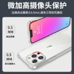 New iphone14 mobile phone shell anti-fall silicone 13 promax suitable for Apple 13 transparent tpu creative shell - Image 2