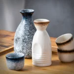 Japanese creative tableware home restaurant shochu pot wine cup sake set wine vessel ceramic wine vessel fruit wine Japanese wine set - Image 3