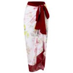 2023 European and American new one-piece swimsuit women's tight and thin retro foreign trade strappy swimsuit suit chiffon long skirt - Image 4