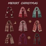 New Year's red Christmas gift new imitation cashmere scarf female winter shawl thickening tide all-match scarf wholesale ins