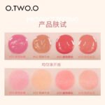 O.TWO.O natural dazzling color liquid blush long-lasting matte silky delicate rouge beauty makeup SC023 - Image 4