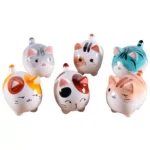 Ceramic Kitty Ornament Creative Home Decoration Handicraft Cute Desktop Birthday Gift Japanese Healing Object - Image 5