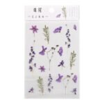 Mr. Paper PET Flat Sheet Flower Series 6 Small Fresh Pocket Books Decorative Ink Word Material DIY Stickers - Image 5