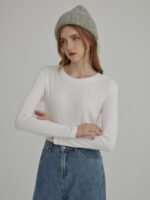 [B into the king fried base shirt 9 colors] Ge Ming long sleeve base shirt high-end winter women's top DN145 - Image 2