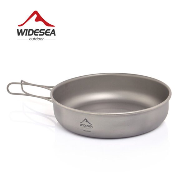 Camping pure titanium pan