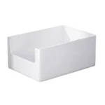 Kitchen storage box Japanese-style rectangular cabinet right-angle shelf plastic sundries home desktop snacks finishing basket - Image 5