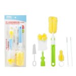 Dora Dobu bottle brush nipple brush combination bottle cleaning set bottle brush six-piece set 6062 - Image 5