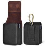 Suitable for Xiaomi flip, Huawei Samsung, ZFlip5, short folding screen mobile phone, waist bag, construction site, mobile phone case, leather case - Image 2