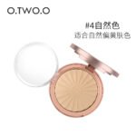 O.TWO.O rose gold powder cake long-lasting oil control base makeup dry and wet dual-use makeup foundation 8 color makeup 9114 - Image 9