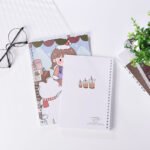 Double-sided off-type book coil notebook cute girl hand account book simple ins style Japanese creative cartoon book - Image 3
