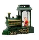 New Christmas train with liquid with Christmas interior electronic luminous creative ornaments Christmas decorations - Image 4